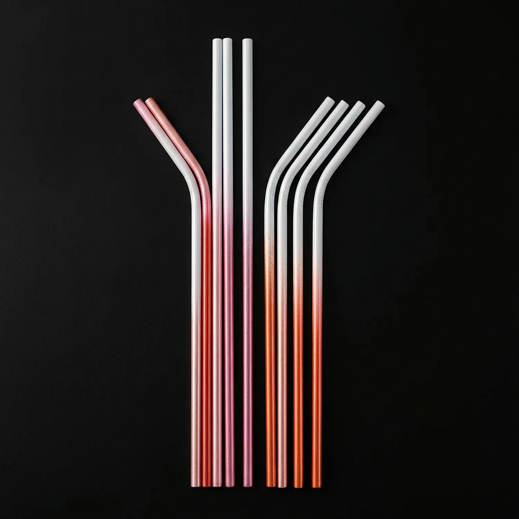 Eco Ocean Reusable Straws | Pack of 8