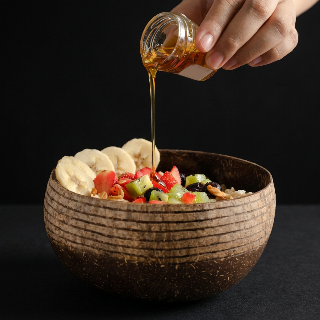 Minimalist Coconut Bowls & Spoons – Set of 2