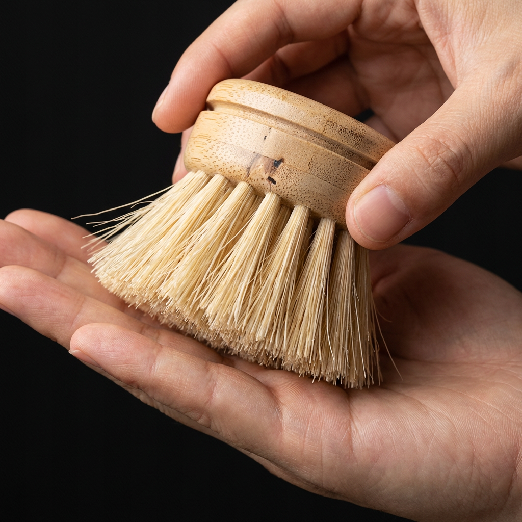 Replacement Heads for Long Handle Dish Brush (Pack of 4)