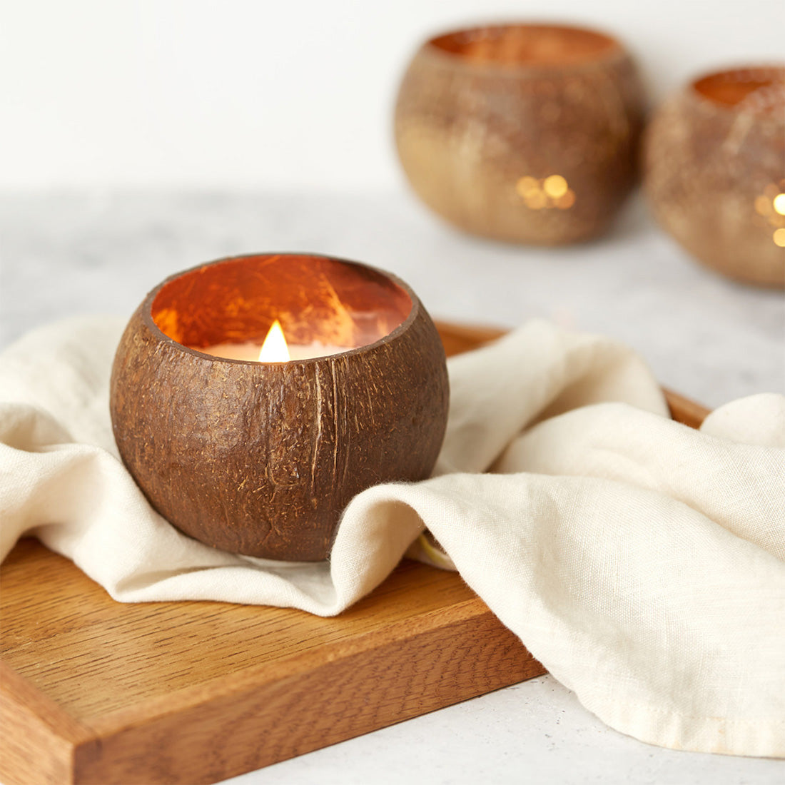 Toasted Coconut Shell Candle